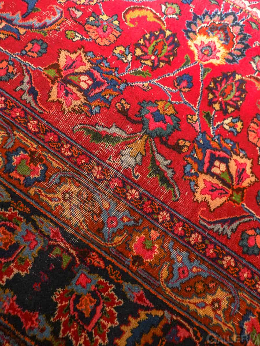 hehkuvan viininpunainen palatsikokoinen meshed – 400 x 300 cm