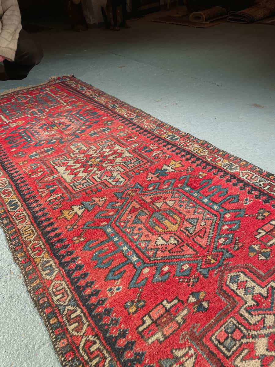 upea heriz käytävämatto 1960 luvulta – 330 x 85 cm (kopio)