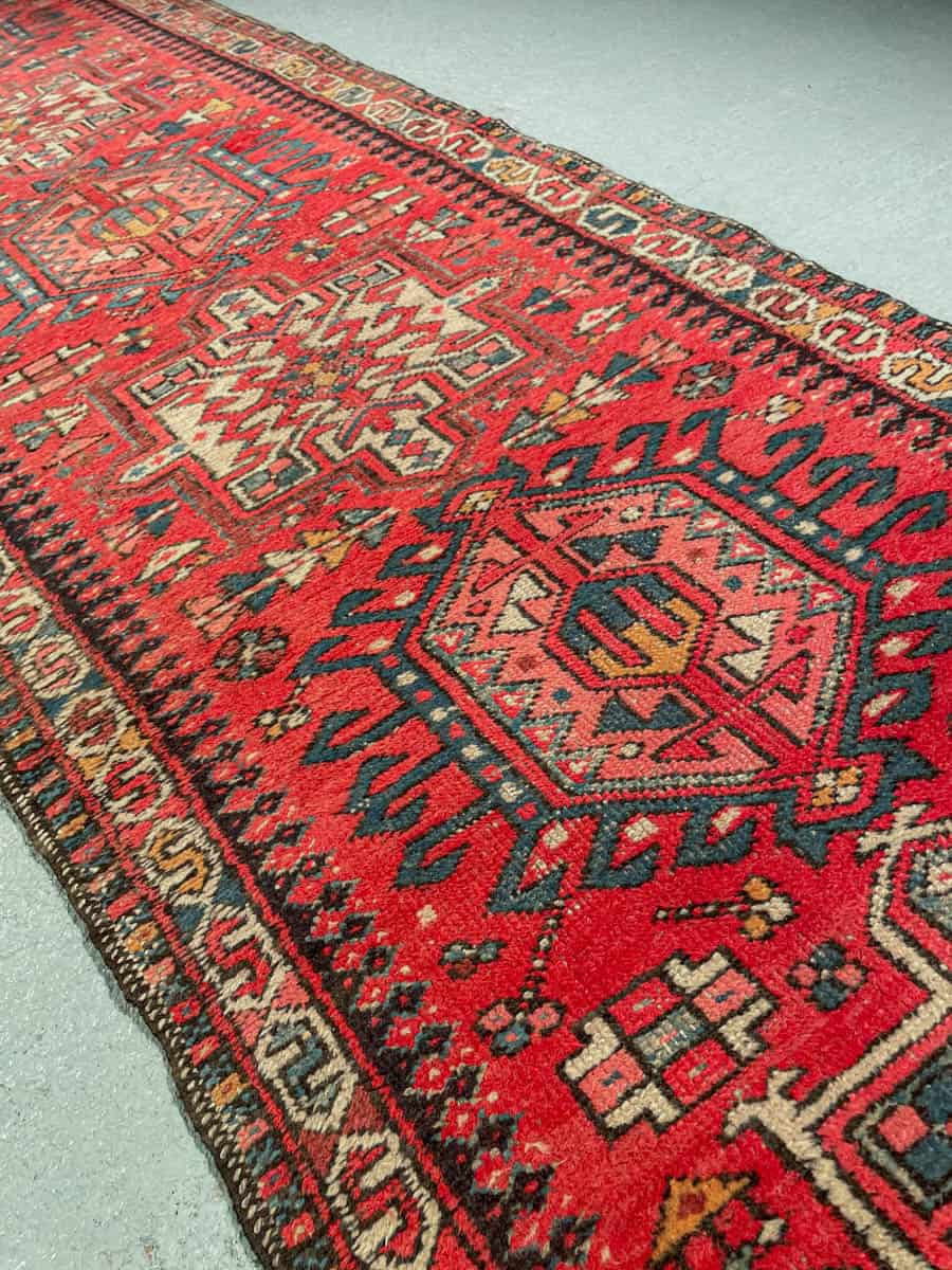 upea heriz käytävämatto 1960 luvulta – 330 x 85 cm (kopio)