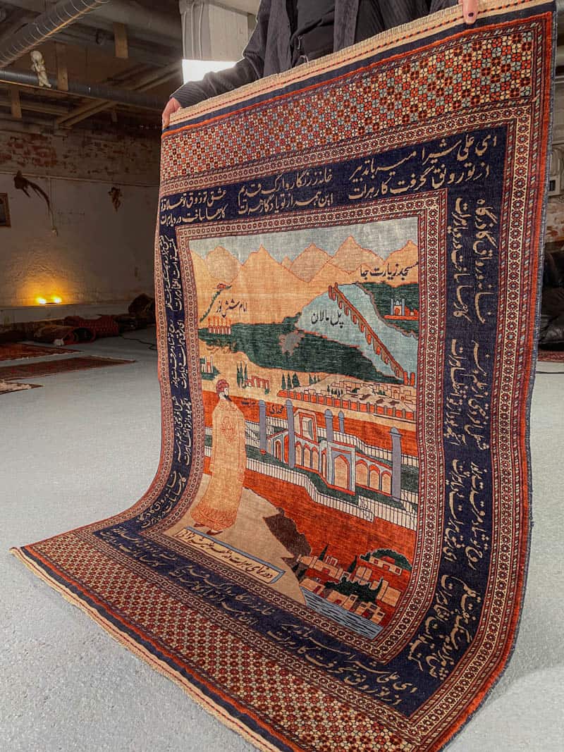 silkkimatto – kiehtova kasmir – 187 x 121 cm (kopio)