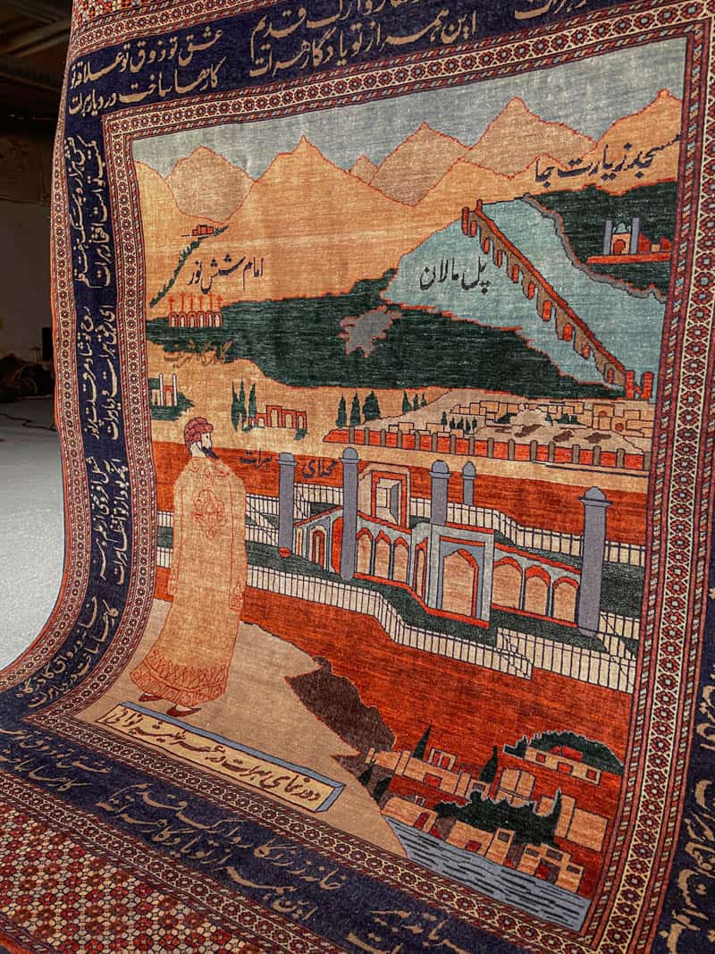 silkkimatto – kiehtova kasmir – 187 x 121 cm (kopio)