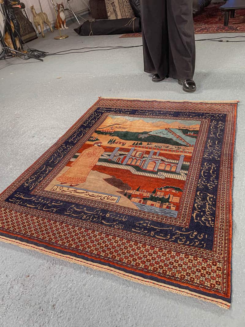 silkkimatto – kiehtova kasmir – 187 x 121 cm (kopio)