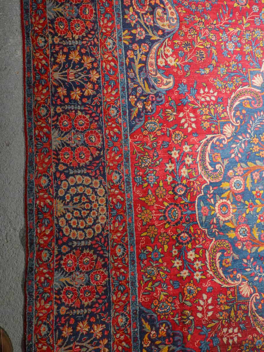 'palatsikokoinen kirman 1950 luvulta 445 x 300 cm