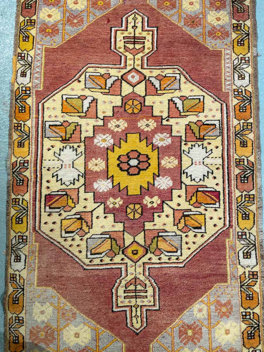 rauhallinen puoliantiikki oushak 215 x 110 cm