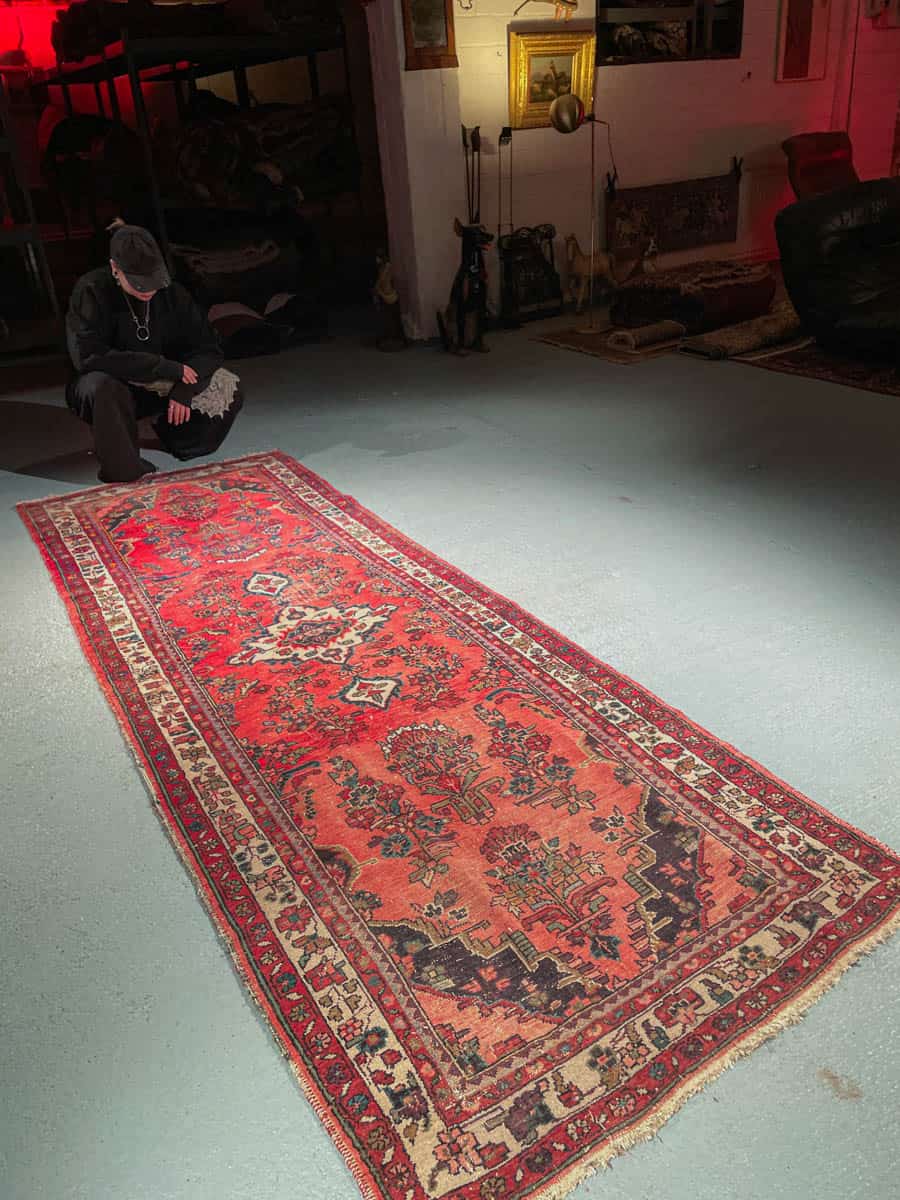 hehkeä hamadan käytävämatto – 310 x 105 cm