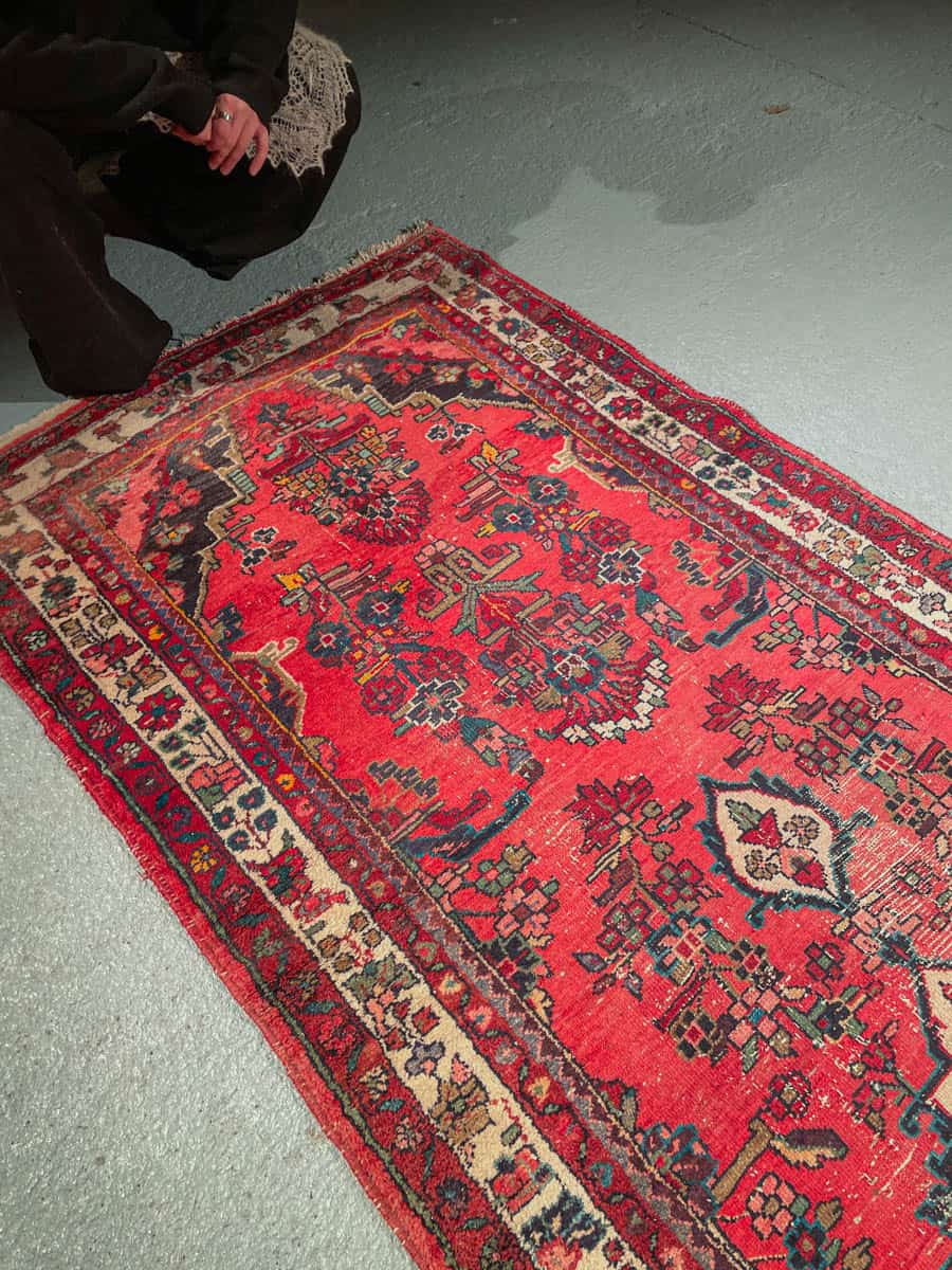 hehkeä hamadan käytävämatto – 310 x 105 cm
