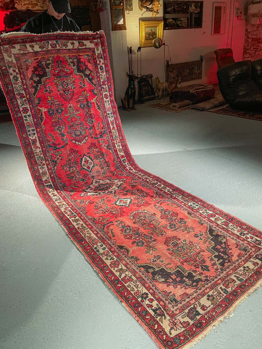 hehkeä hamadan käytävämatto – 310 x 105 cm