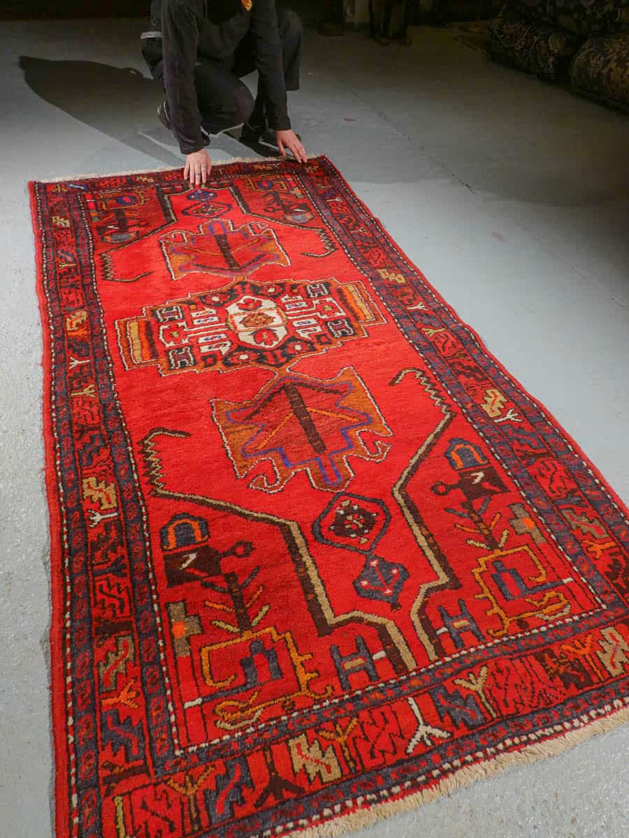 tyylikkään kirkas hamadan – 215 x 110 cm