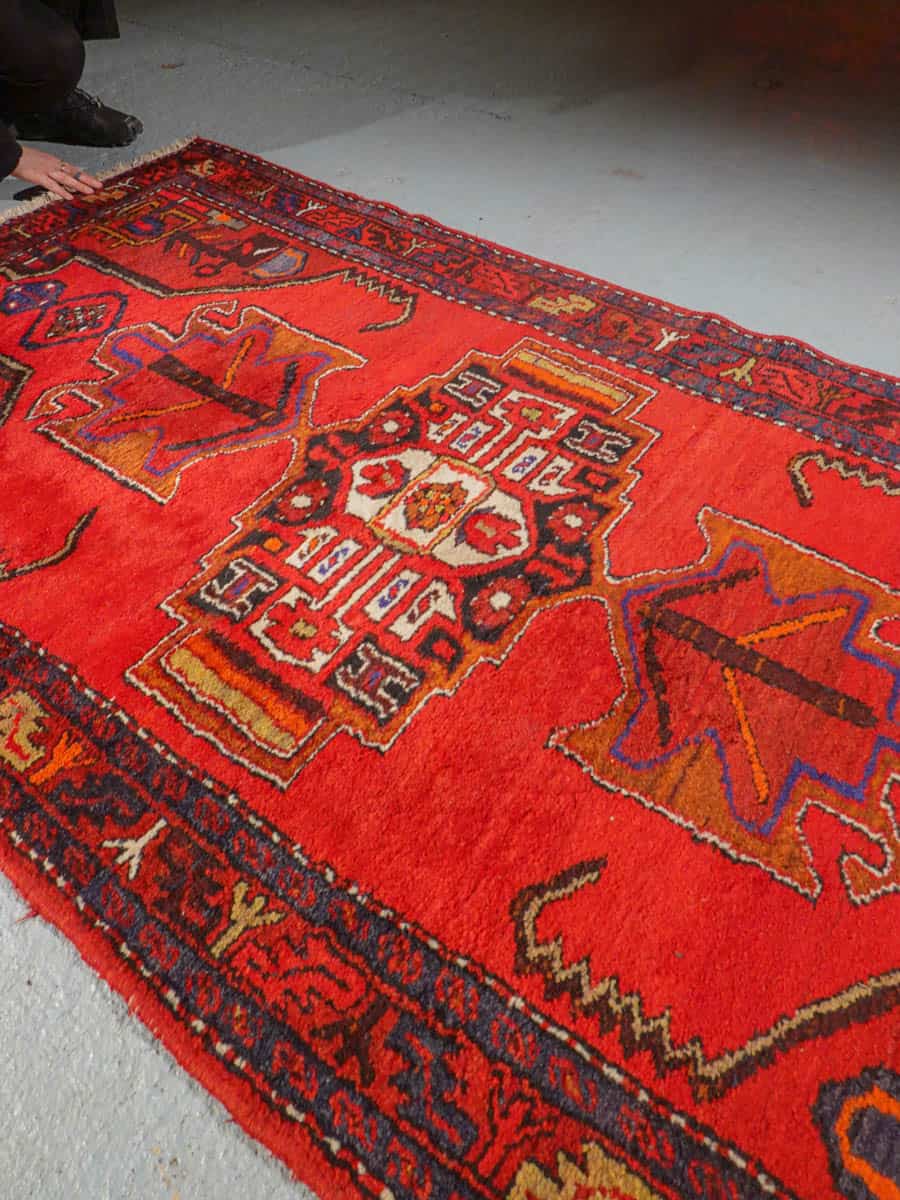 tyylikkään kirkas hamadan – 215 x 110 cm