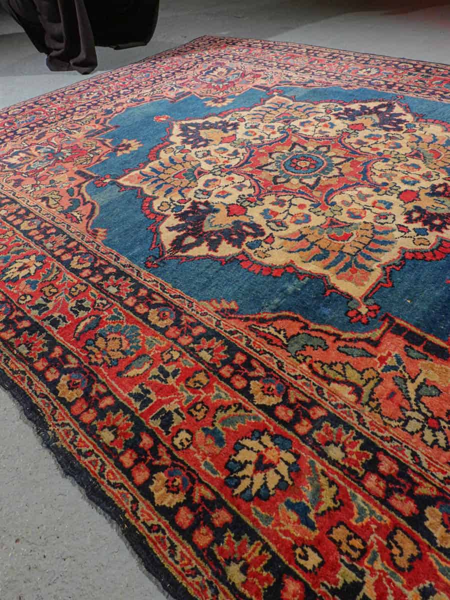 elegantti sininen ghom 202 x 141 cm (kopio)