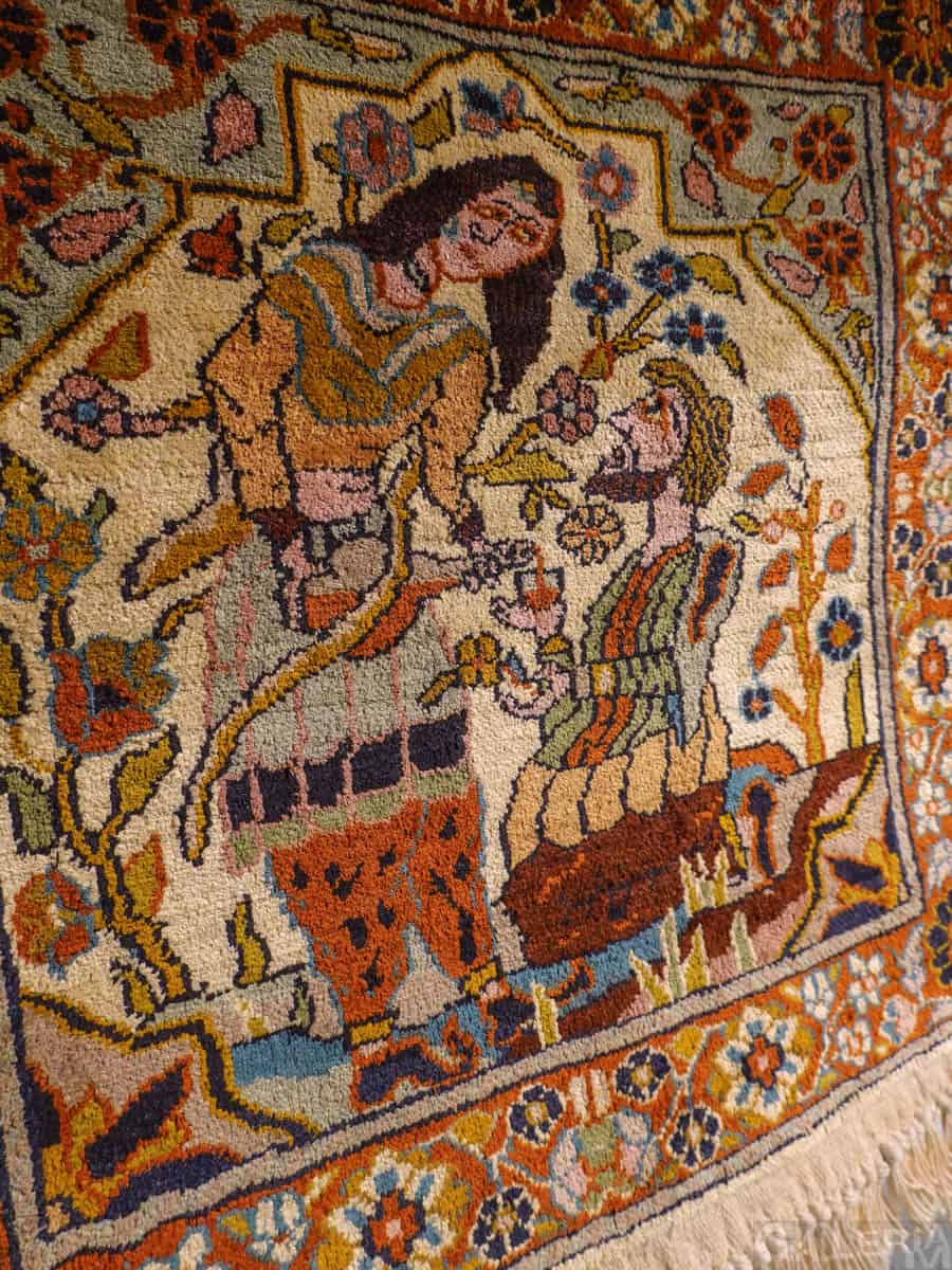 hurmaavan naivistinen puoliantiikki gasghai – 190 x 120 cm (kopio)