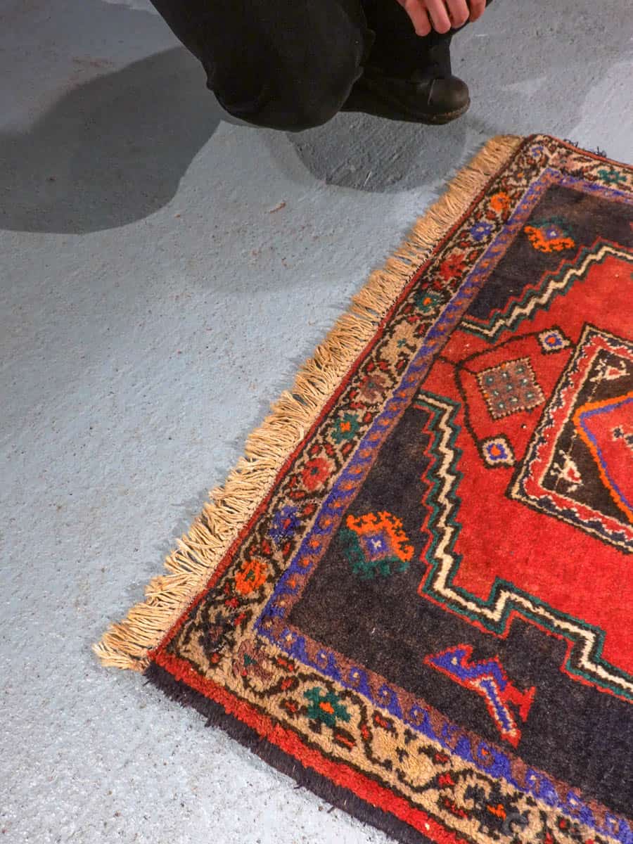 asenteikas hamadan käytävämatto – 312 x 94 cm