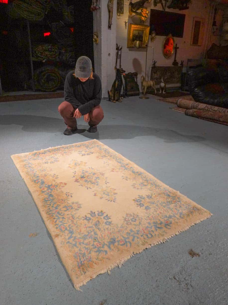 hempeän vaalea kirman 155 x 92 cm