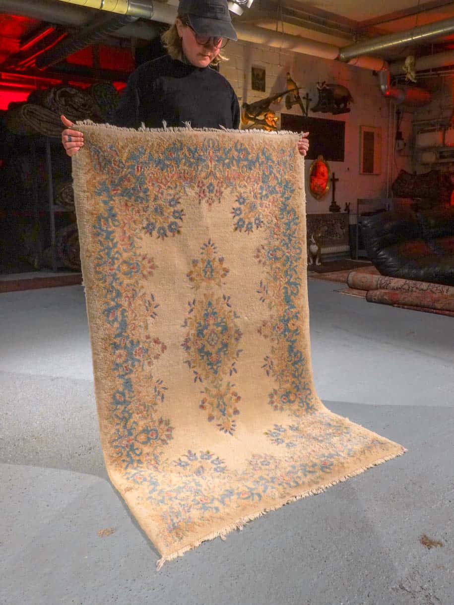 hempeän vaalea kirman 155 x 92 cm