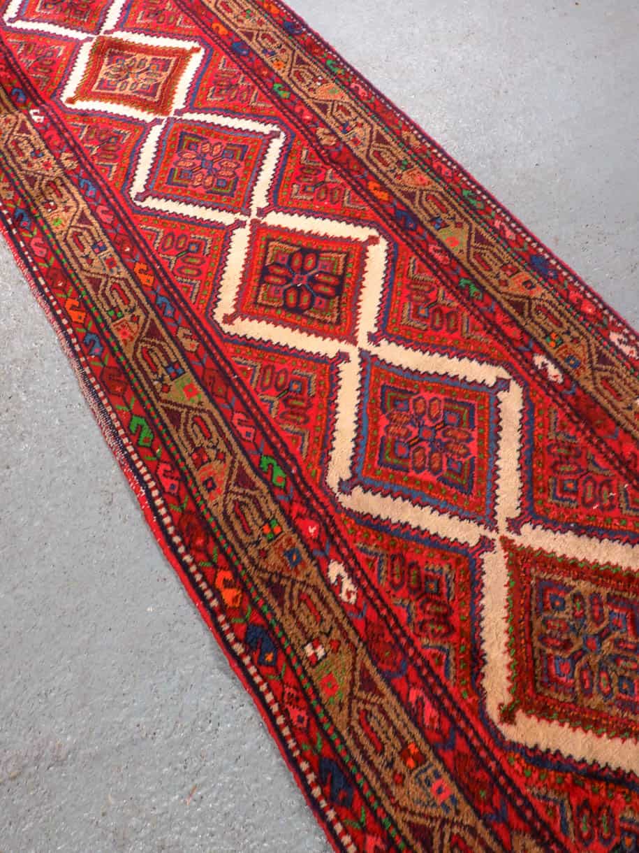 luonteikkaan särmikäs hamadan käytävämatto 304 x 113 cm (kopio)