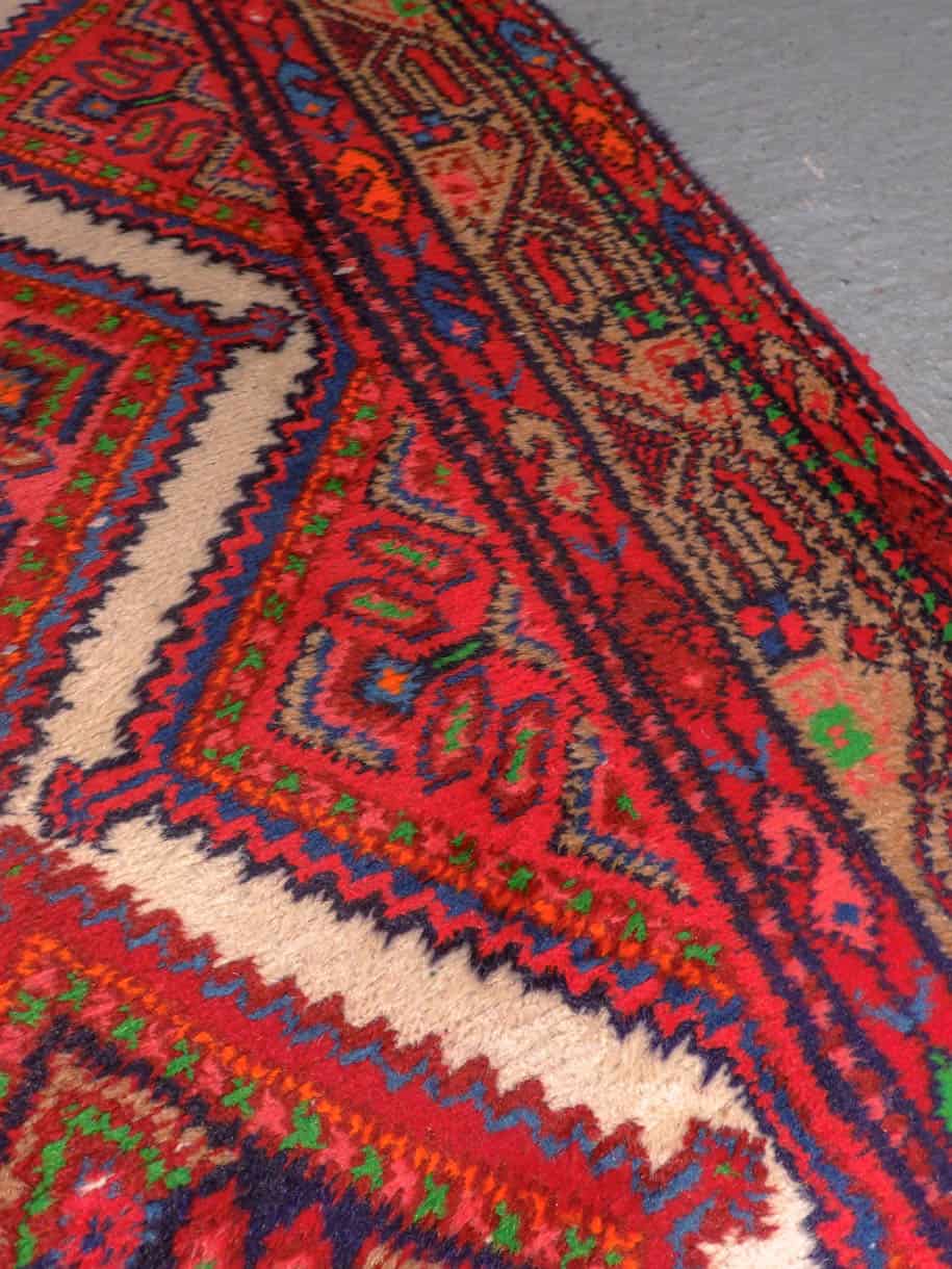 luonteikkaan särmikäs hamadan käytävämatto 304 x 113 cm (kopio)