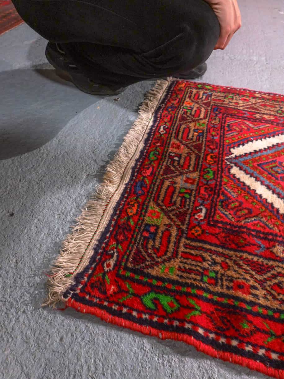 luonteikkaan särmikäs hamadan käytävämatto 304 x 113 cm (kopio)