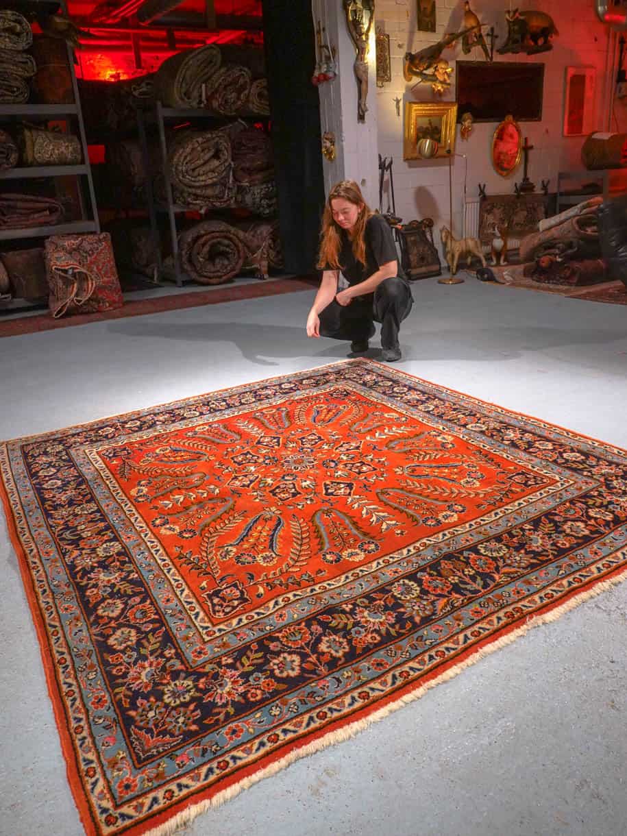 neliömäinen sarouk 132 x 127 cm (kopio)