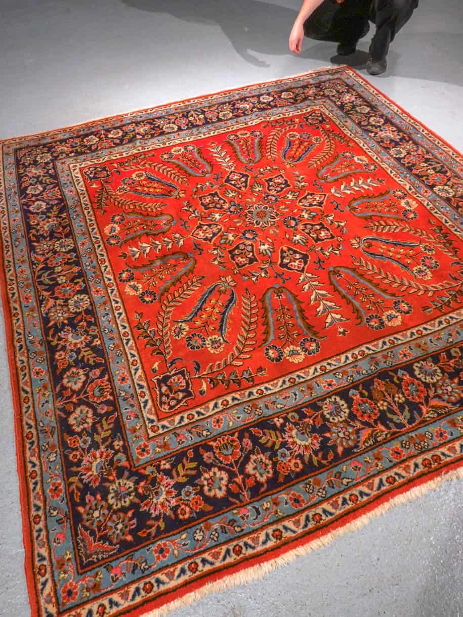 neliömäinen sarouk 132 x 127 cm (kopio)