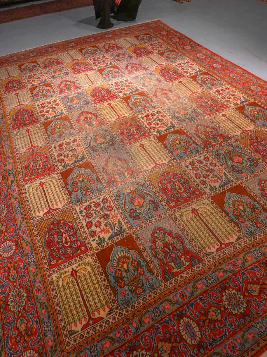herkän elegantti puutarha ghom 152 x 105 cm (kopio)