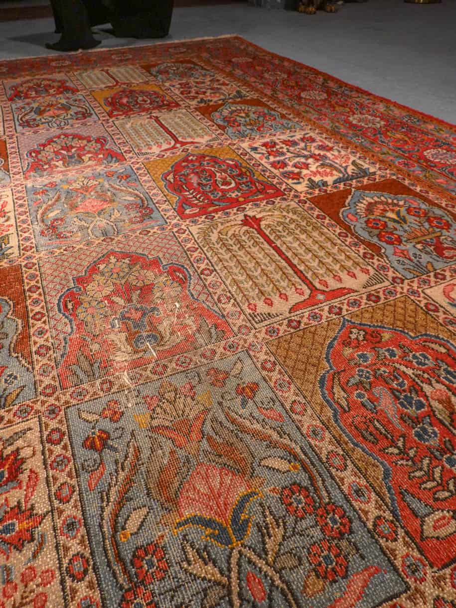 herkän elegantti puutarha ghom 152 x 105 cm (kopio)