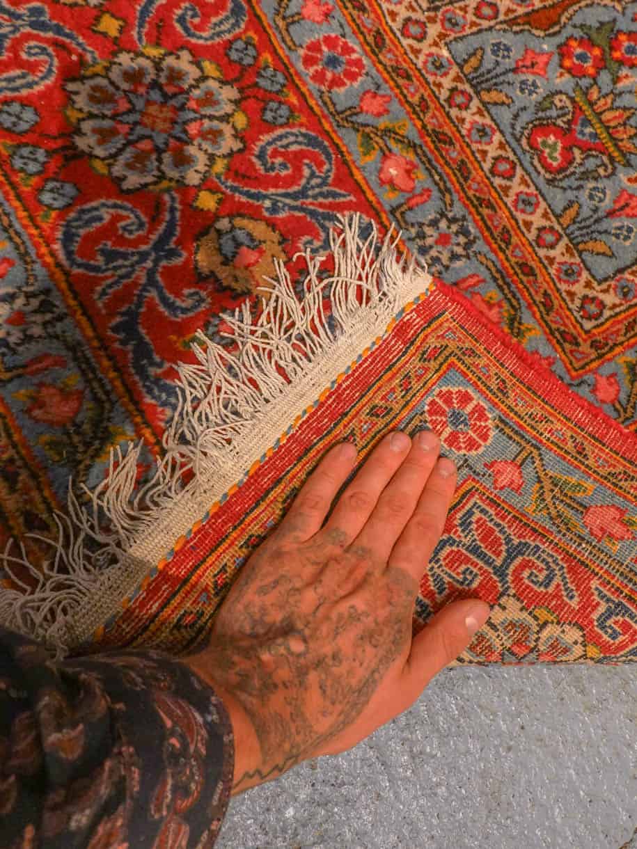 herkän elegantti puutarha ghom 152 x 105 cm (kopio)