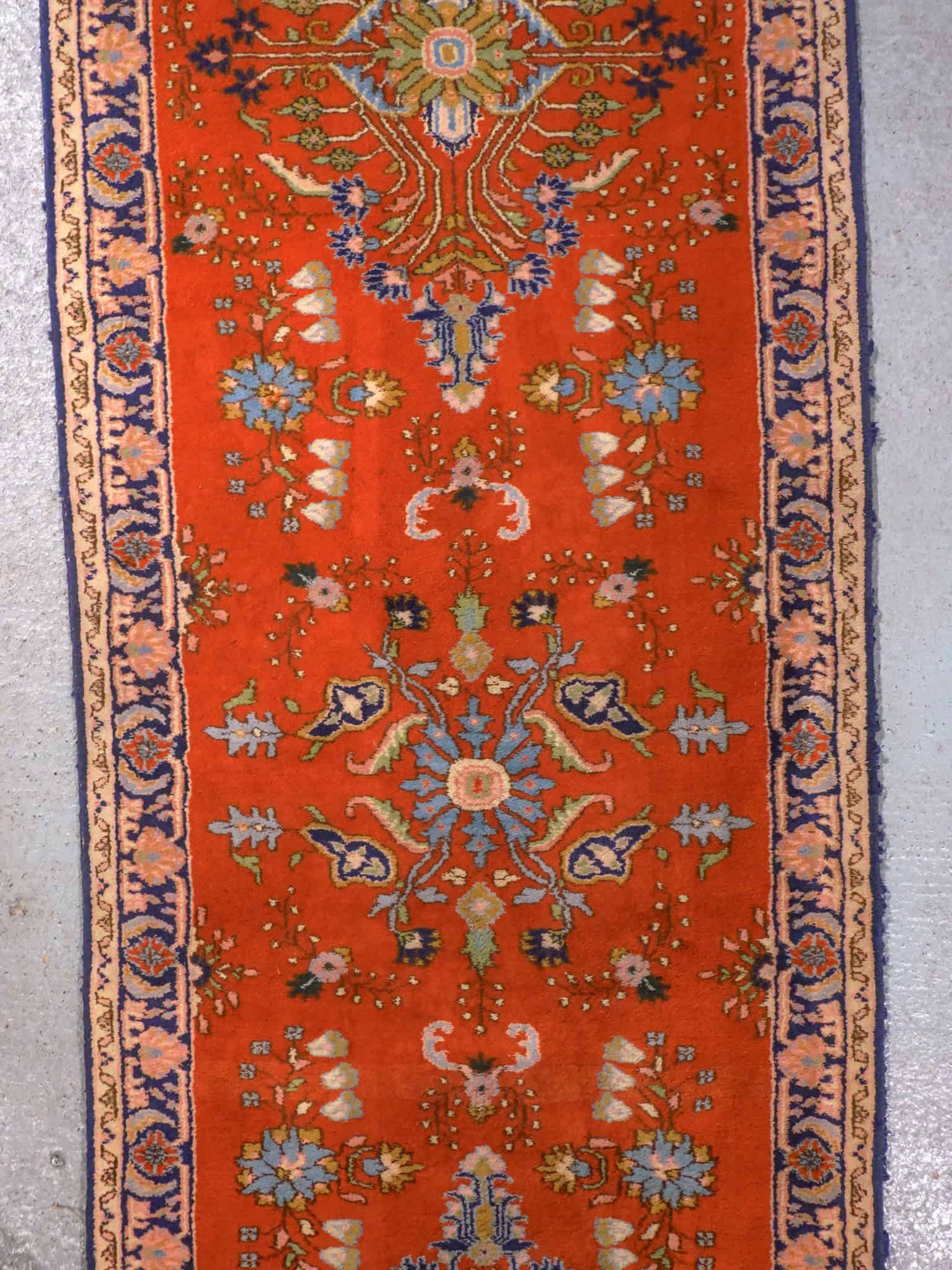 hurmaavan yönsininen sarouk 284 x 184 cm (kopio)
