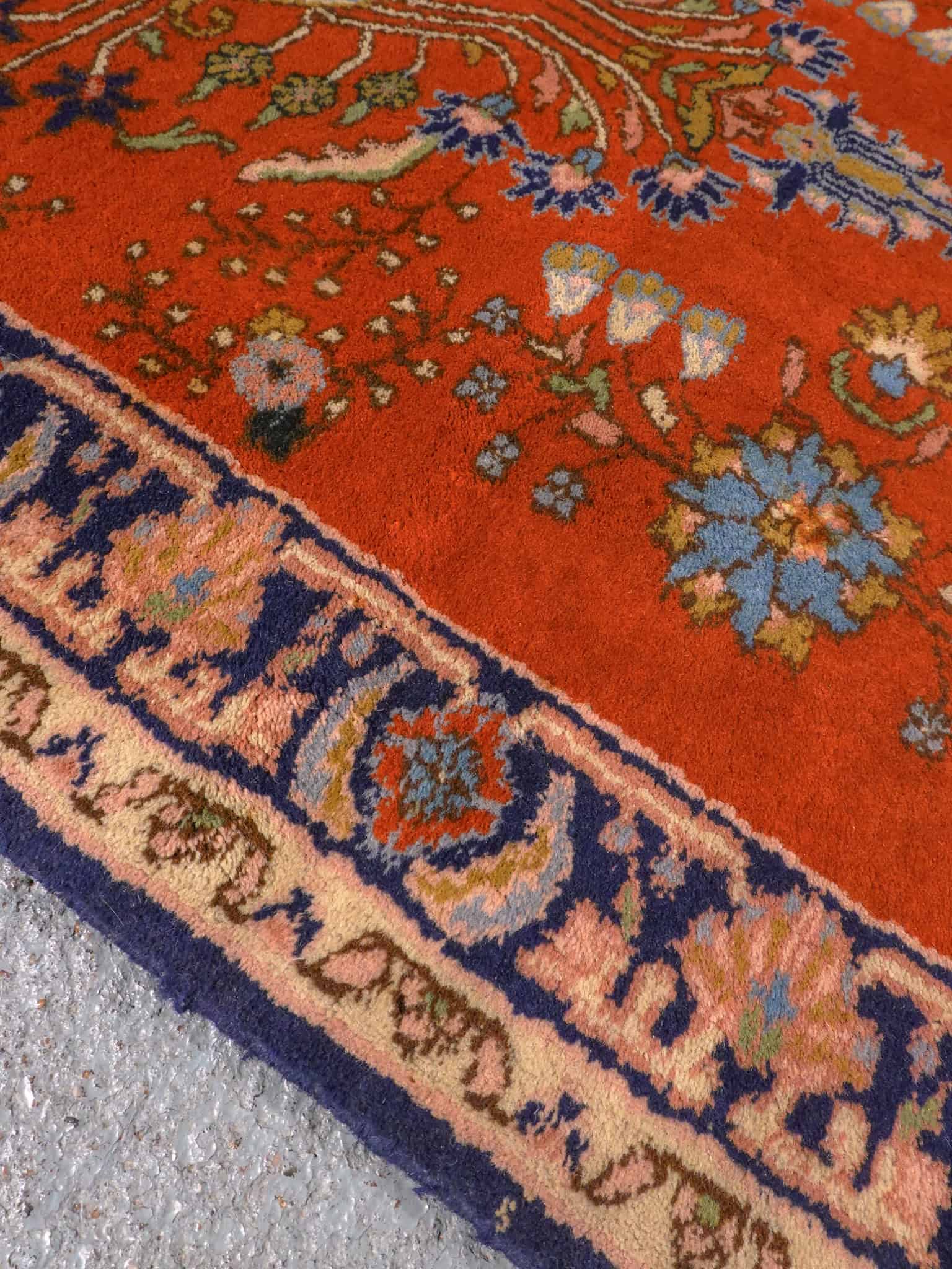 hurmaavan yönsininen sarouk 284 x 184 cm (kopio)