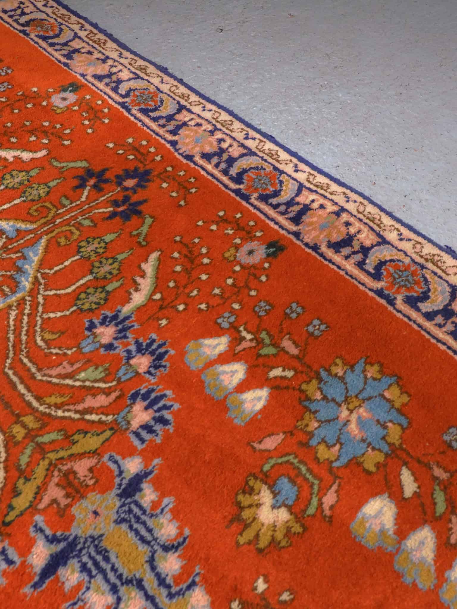 hurmaavan yönsininen sarouk 284 x 184 cm (kopio)