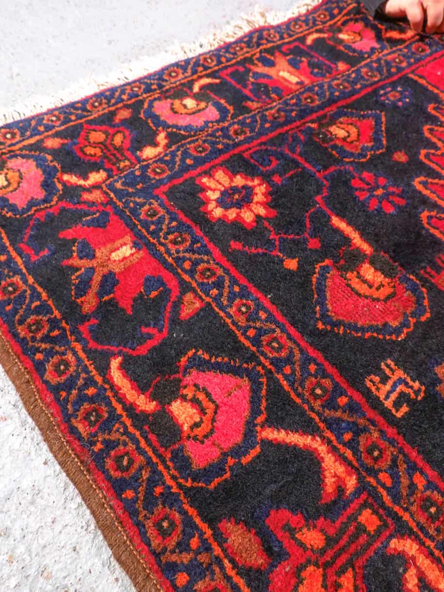 syvän punainen hamadan 90 x 65 cm (kopio)