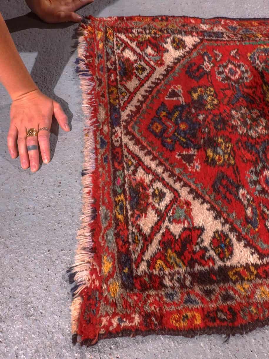 Hamadan-maton kuvioinnin yksityiskohta