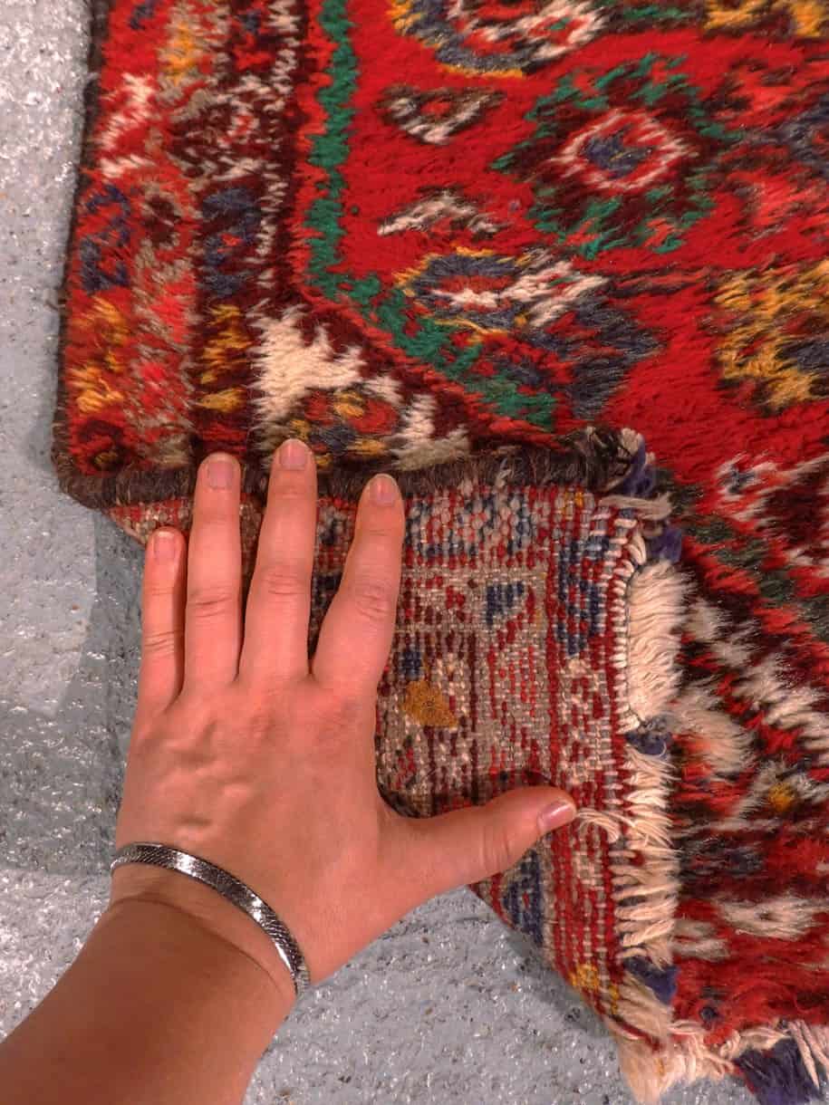 Hamadan-maton kuvioinnin yksityiskohta