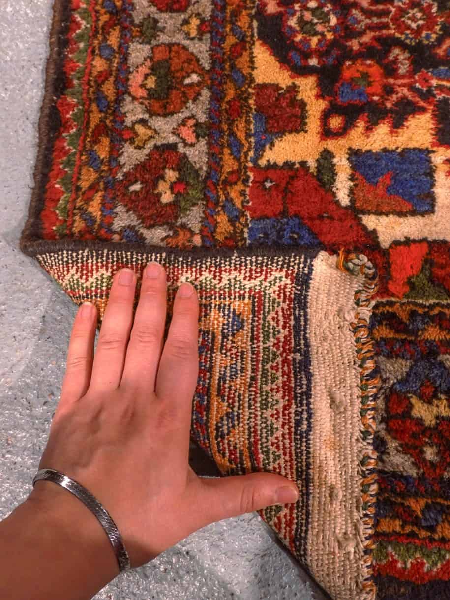 Hamadan-maton kuvioinnin yksityiskohta