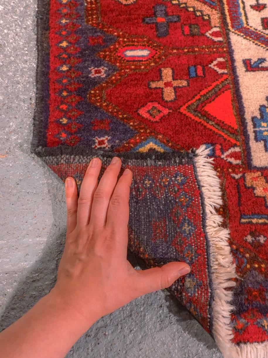 Hamadan-maton kuvioinnin yksityiskohta