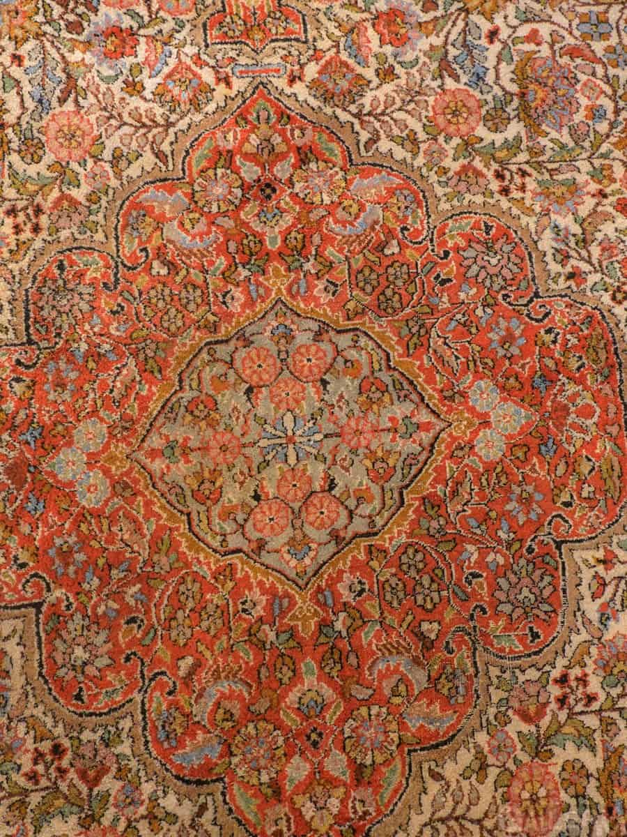 Kashmir-maton kuvioinnin yksityiskohta
