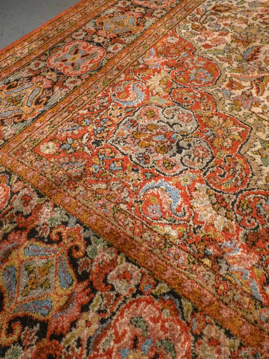 Kashmir-maton kuvioinnin yksityiskohta