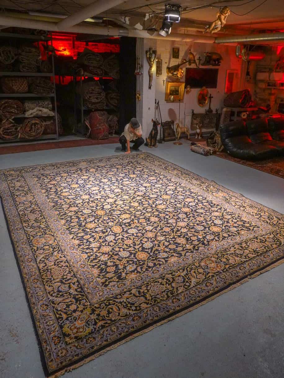 Muu käsinsolmittu Keshan-villamatto, 430 × 330 cm