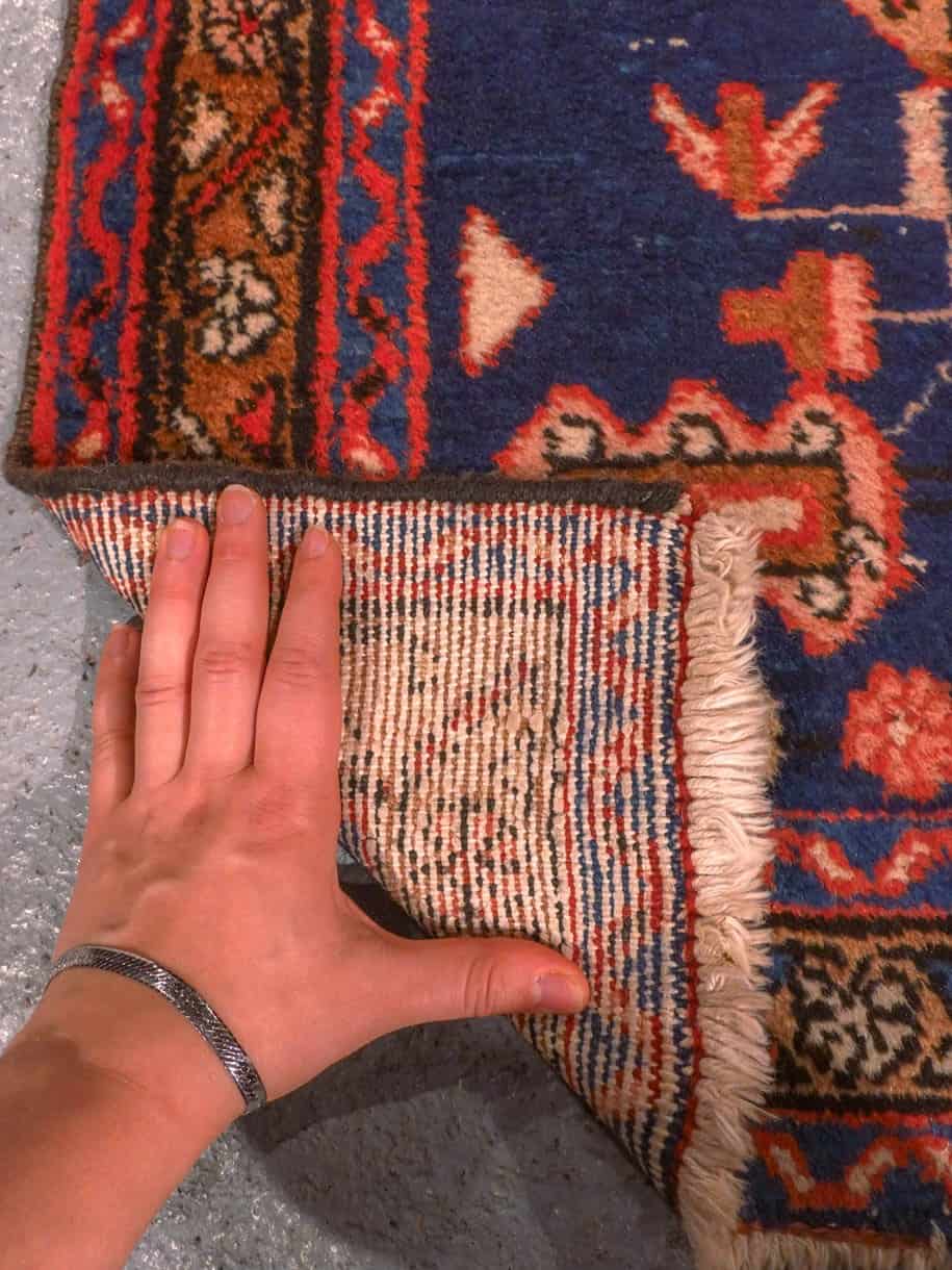 Malayer-maton kuvioinnin yksityiskohta