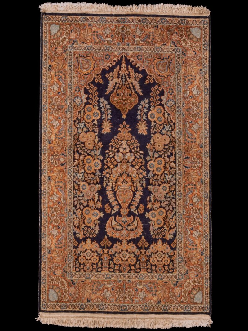 silkkimatto – vaikuttavan kaunis kashmir – 140 x 79 cm