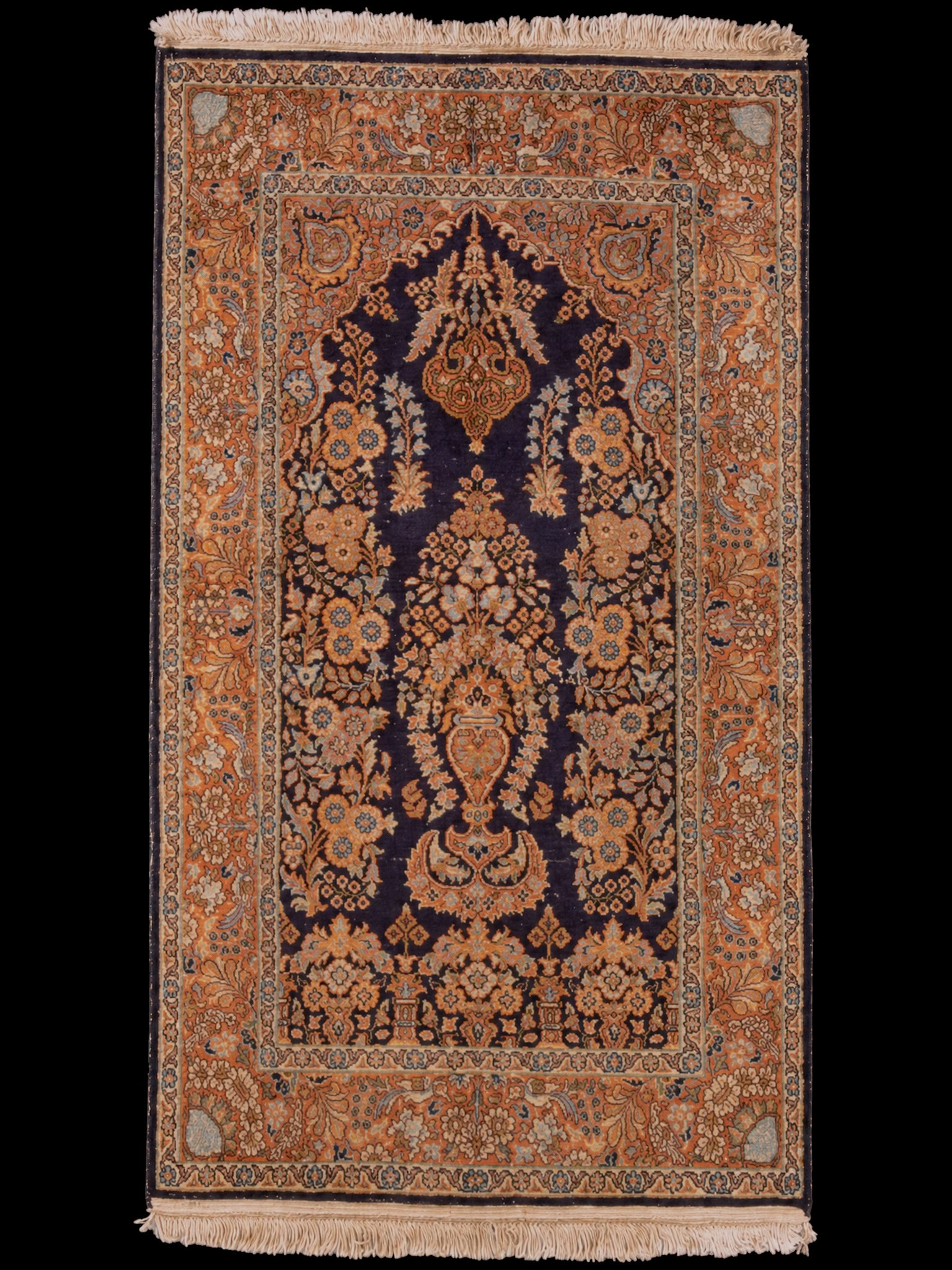 silkkimatto – vaikuttavan kaunis kashmir – 140 x 79 cm