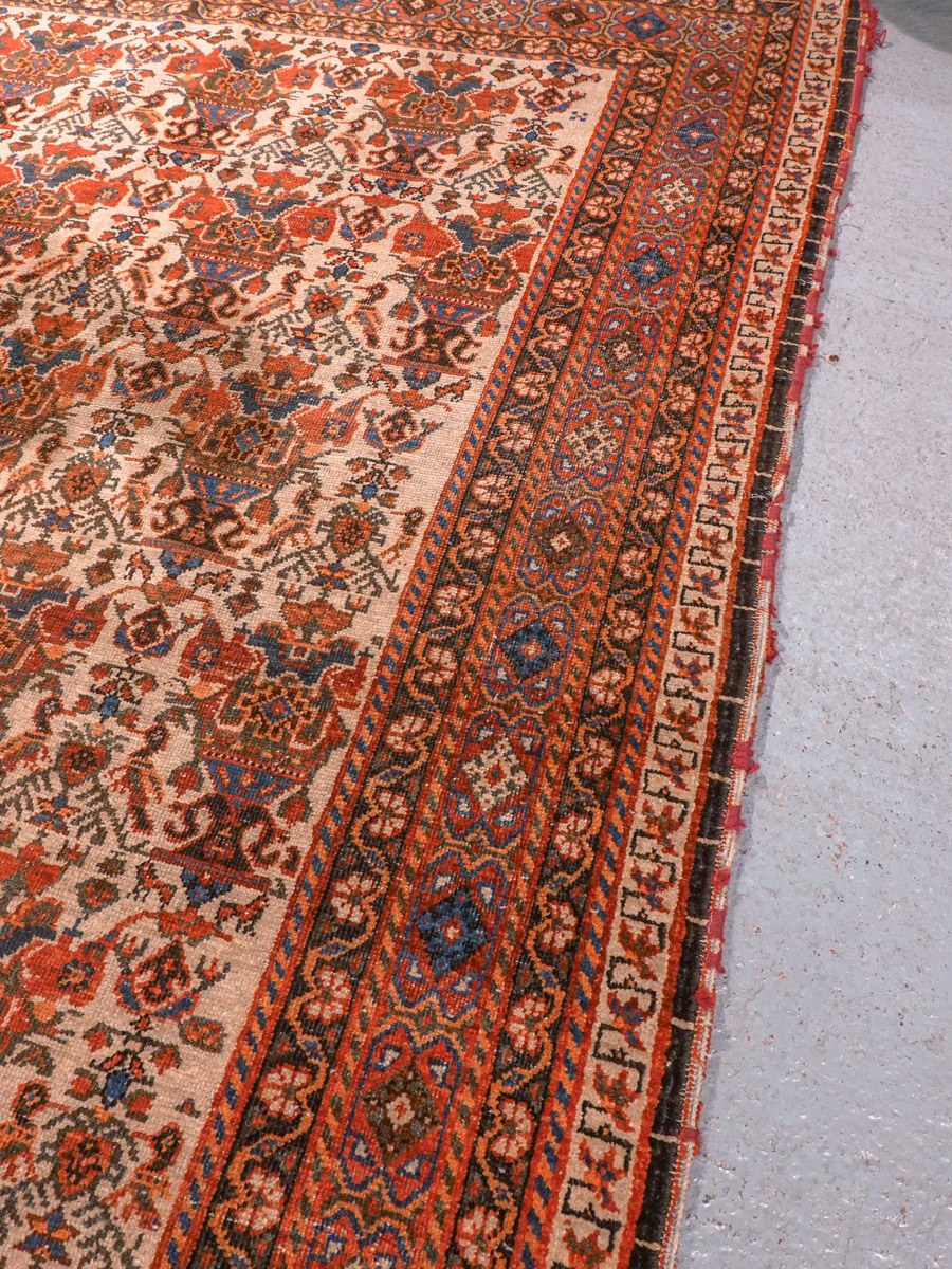 Afshar-maton reunan yksityiskohta