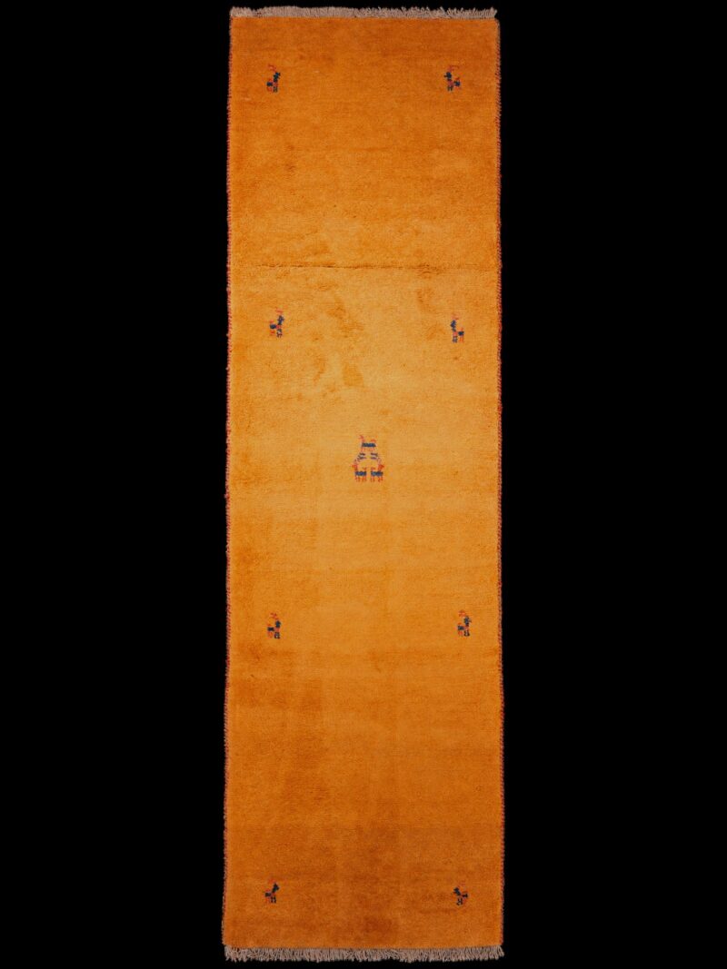 Muu käsinsolmittu Gabbeh-villamatto, 285 × 84 cm