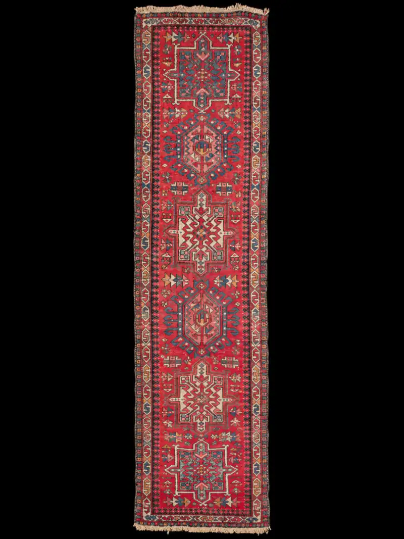 Upea Heriz-käytävämatto 1960-luvulta – 330 x 85 cm