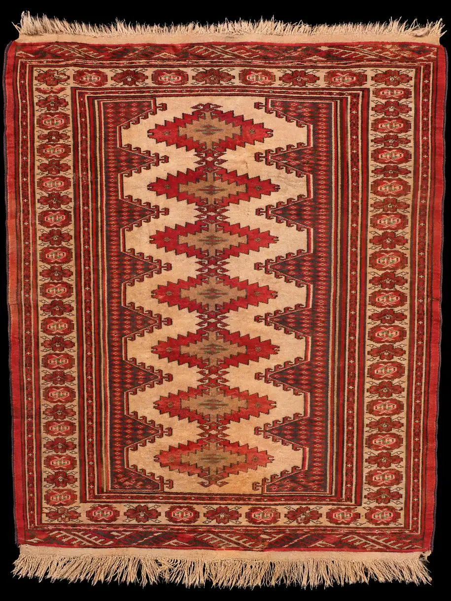 Perinteinen puoliantiikki-Buhara - 130 x 96 cm
