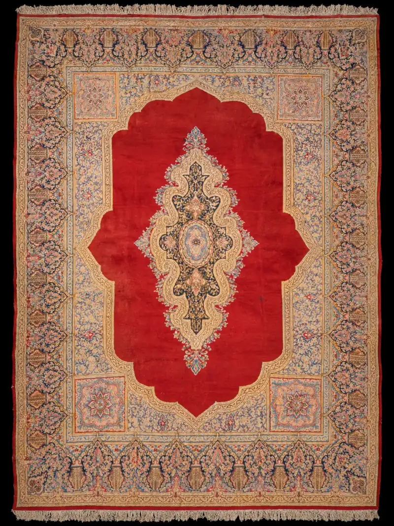 Koristeellinen palatsikokoinen Kirman - 430 x 305 cm