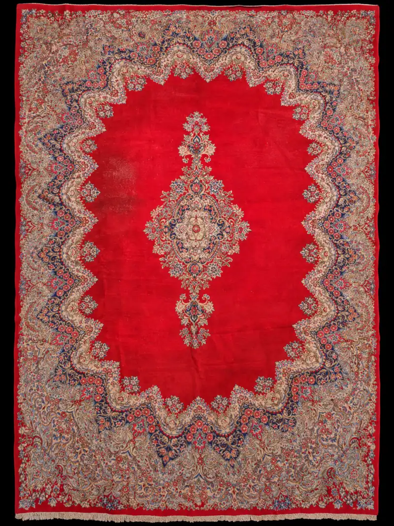 Koristeellinen palatsikokoinen Kirman - 385 x 270 cm