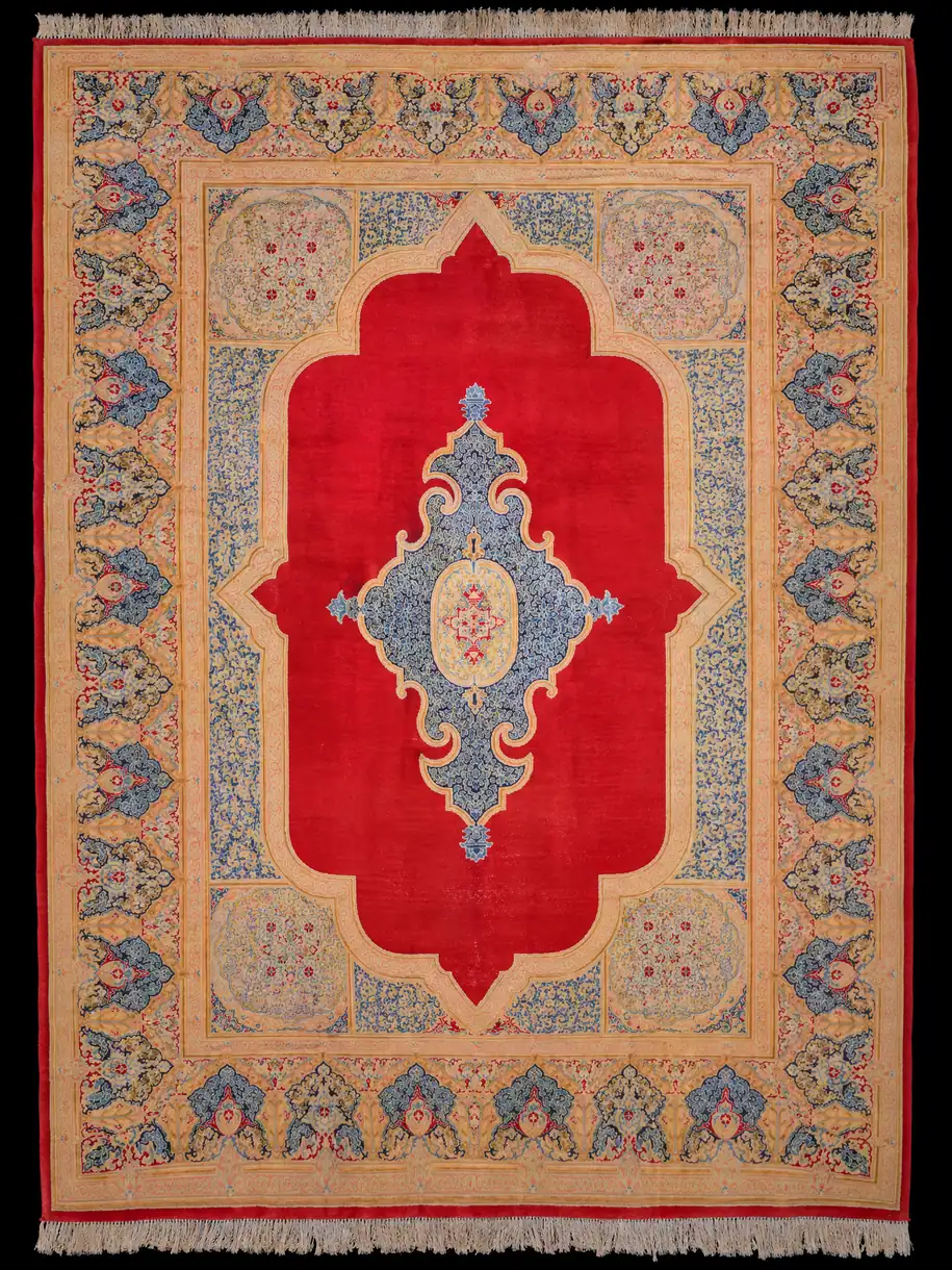 Hurmaava palatsikokoinen Kirman - 438 x 312 cm