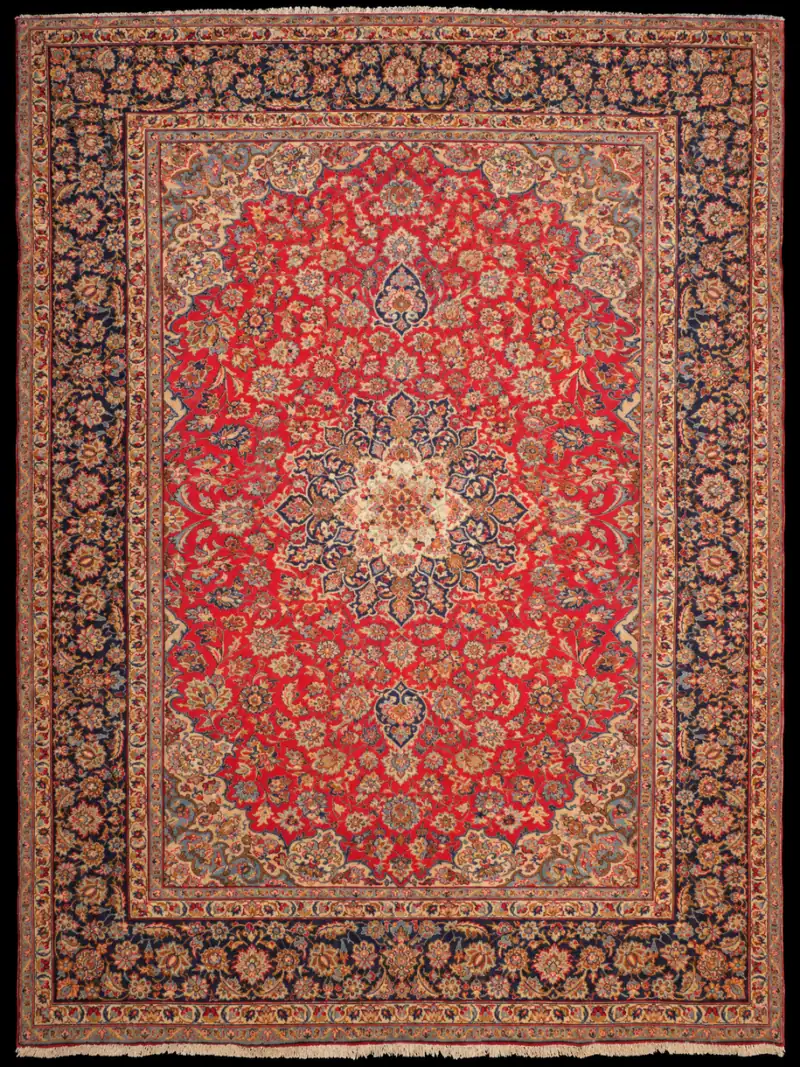 Upean yksityiskohtainen palatsikokoinen Isfahan - 402 x 297 cm