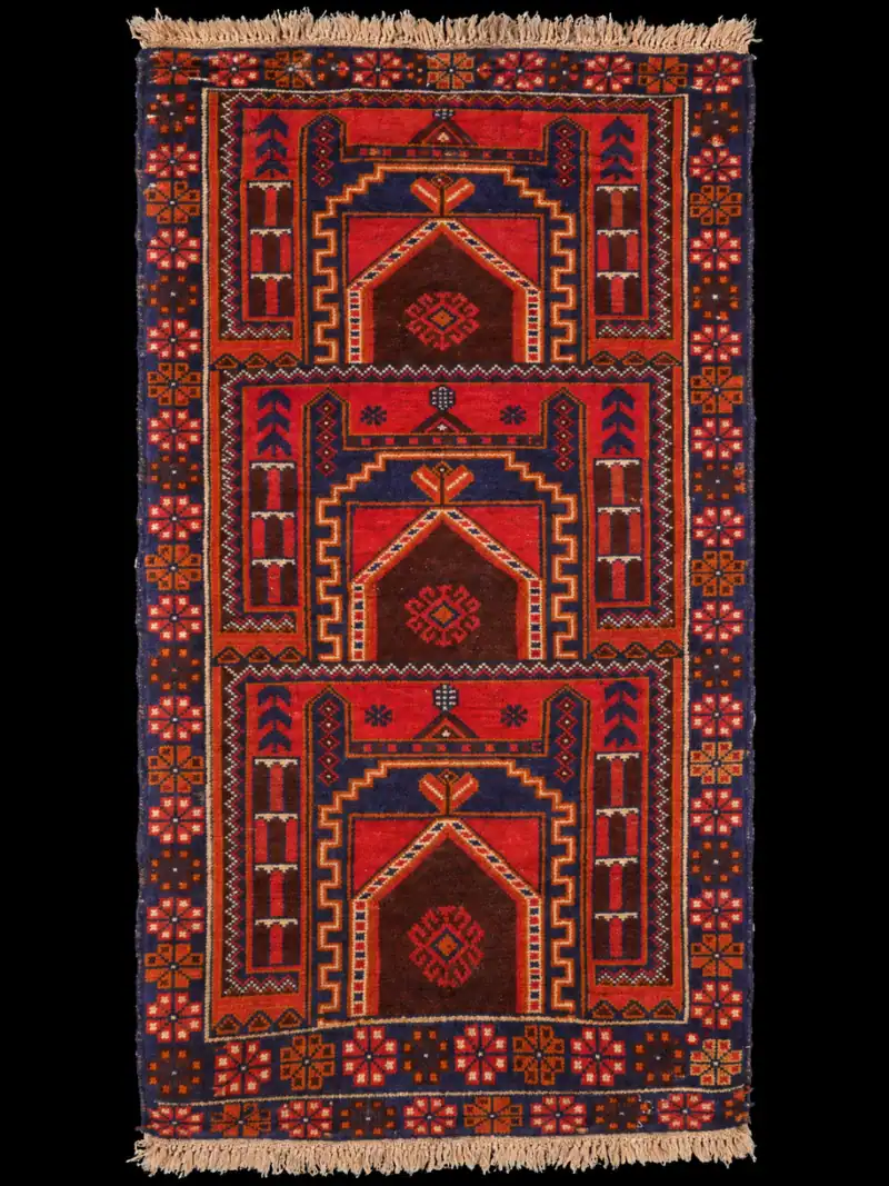 Sävyisän särmikäs Malayer - 145 x 80 cm