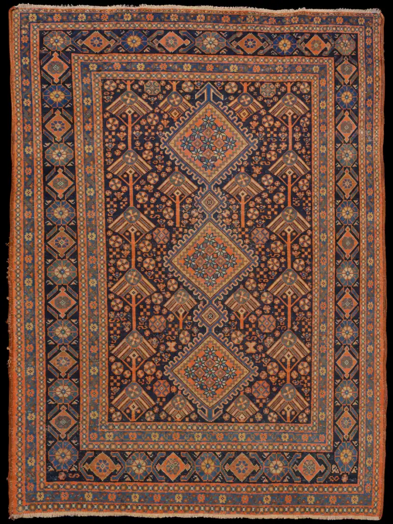 Salaperäinen puoliantiikki-Afshar - 145 x 106 cm